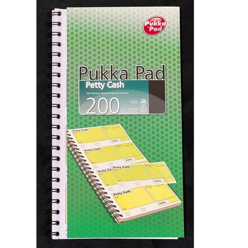 Pukka Pads Petty Cash Book 153x280mm (PET11/2/200) | Single Price | Ideal for Tracking Office, Business, or Personal Expenses | Durable and Easy-to-Use Financial Record Book 0