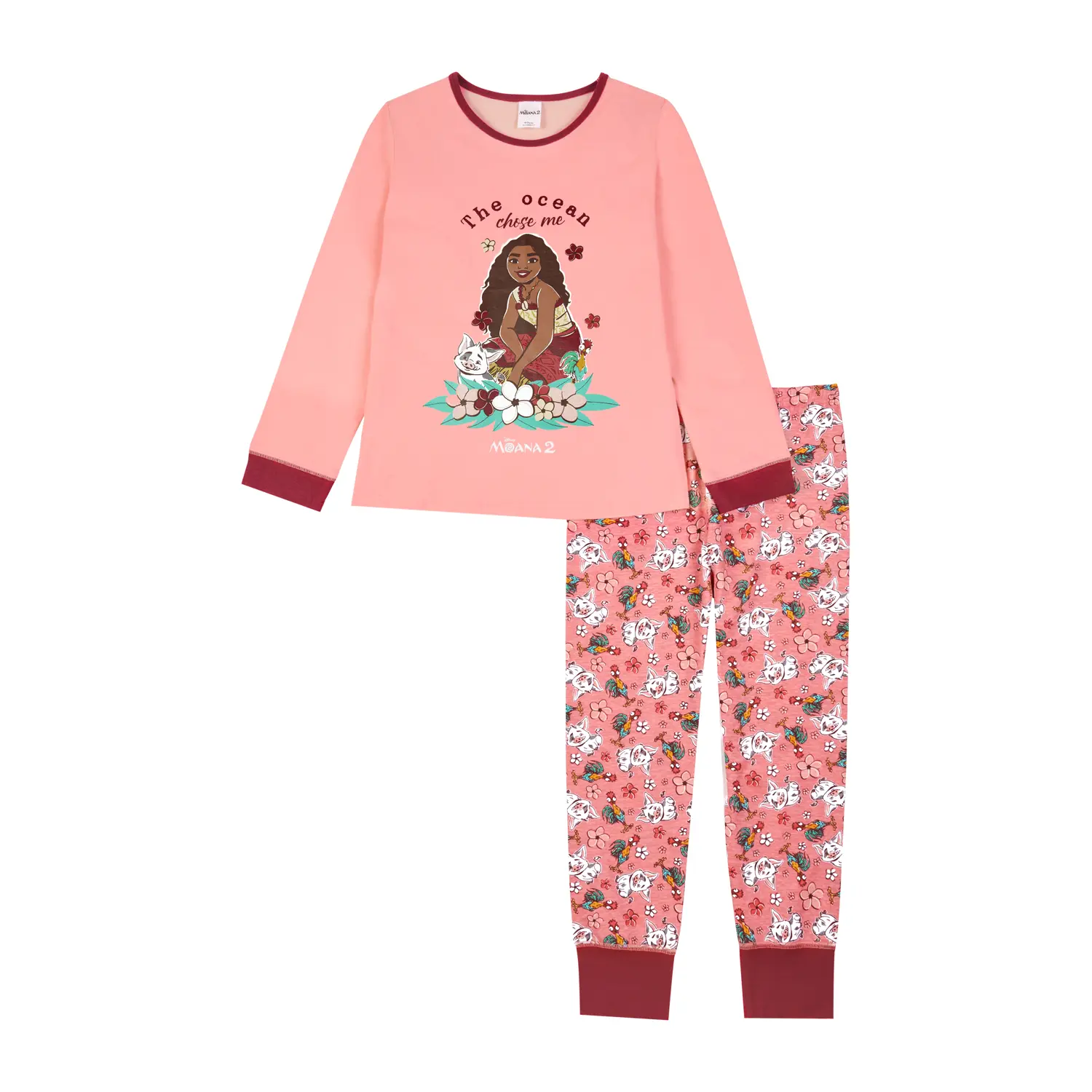 Disney Moana Girls Pyjamas, Moana Pjs, Disney Gifts For Girls, Official Merchandise