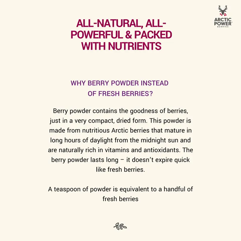 100% Sea Buckthorn Powder 70g - Superfood Berry Powder for Smoothies, Breakfast - Dietary, Wellness, Healthcare 7