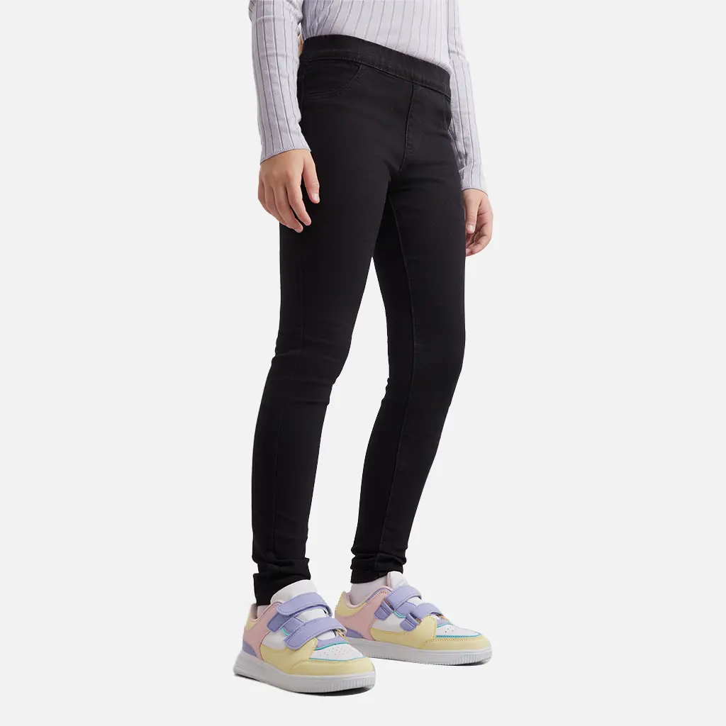 Girls Denim Jeans Comfort Stretch Luxury Quality Jeggings Black
