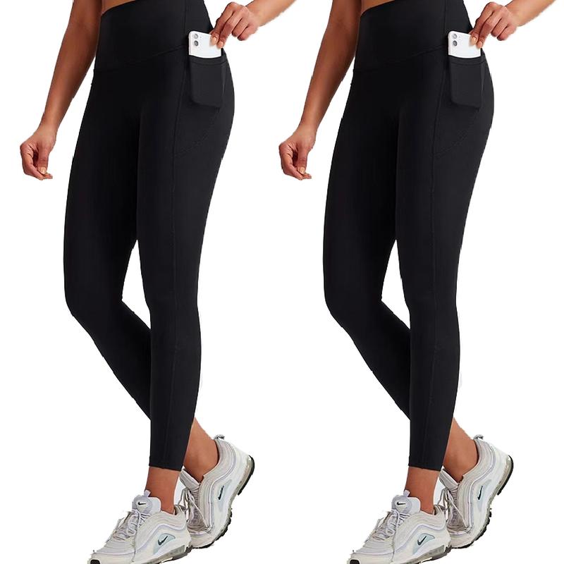 【Curlady】High Waisted Tummy Control Side PocketShaping Training Leggings 4