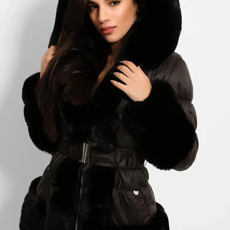Women's Fur Trim Coat for Winter - Ladies' Jackets & Coats - Womenswear 1