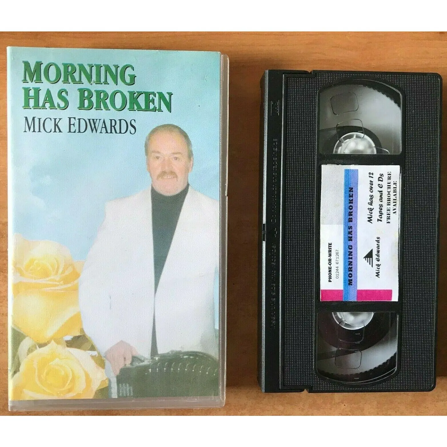 Mick Edwards: Morning Has Broken - 'Amazing Grace' - Live Performance - Pal VHS