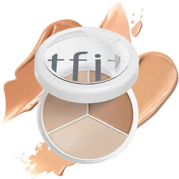 Haus Labsfoundation - Makeup Concealer for Flawless Skin - 3 colours Full Coverage Makeup - Correct Dark Circles & Fade Fine Lines - Waterproof & Long-Lasting Concealer