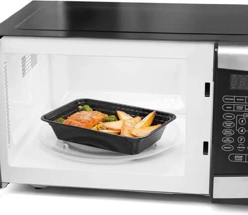 Efforias [10 Pack, 28oz] 1 Compartment Plastic Meal Prep Containers - Reusable BPA Free Food Containers with Airtight Lids - Microwavable, Freezer and Dishwasher Safe Kitchen Storage Utensils 4