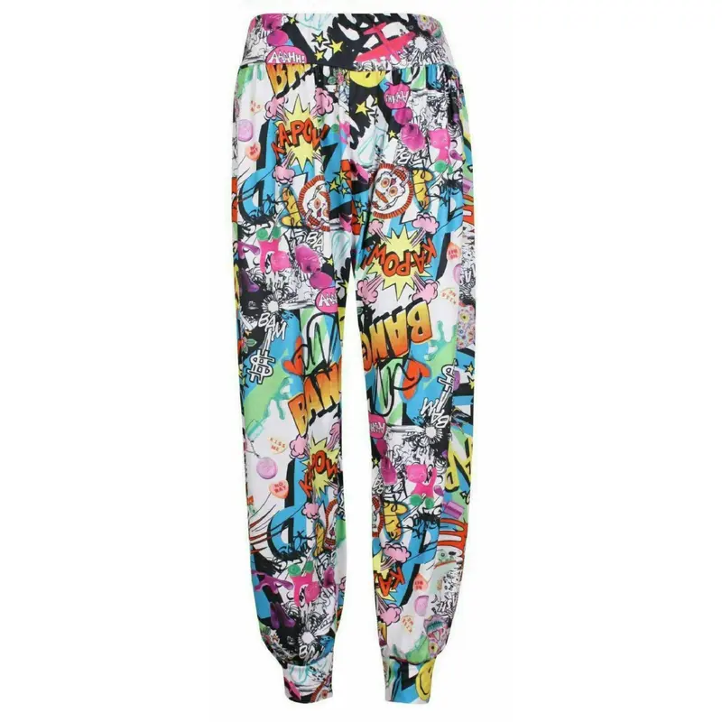 Womens Harem Ali Baba Long Pants Trousers Ladies Baggy Hareem Leggings Plus Size 2