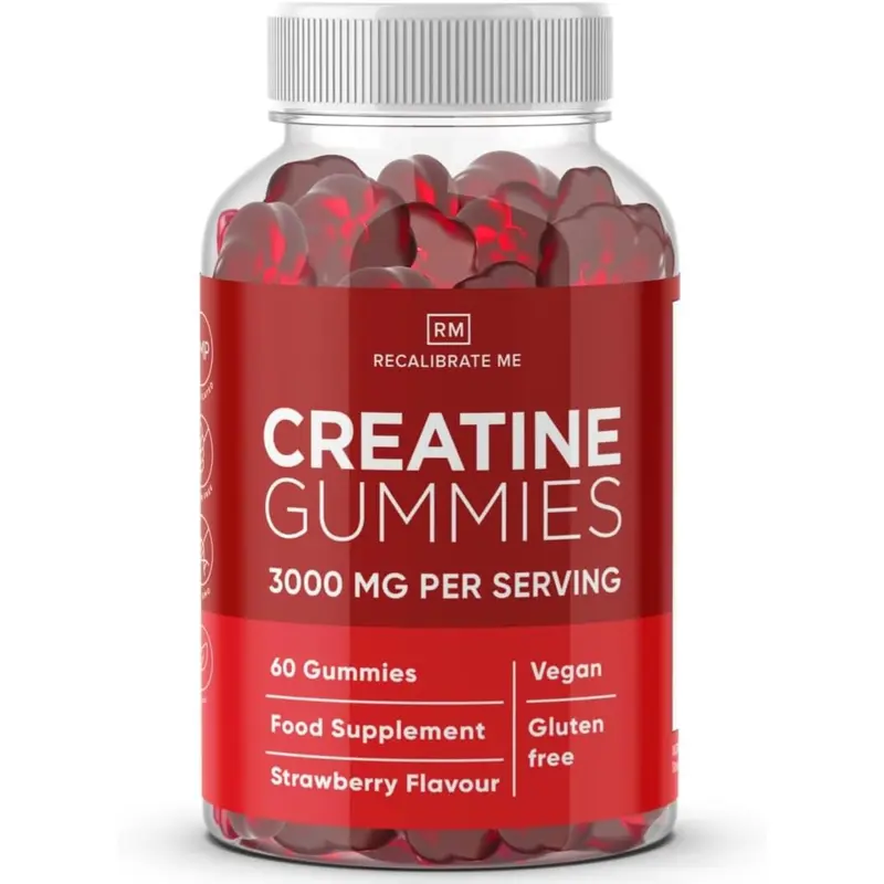 Creatine Gummies 3000mg (Strawberry Flavour) -  Creatine Monohydrate Fitness Supplement 0