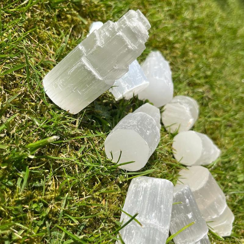 Selenite tower crystal 4
