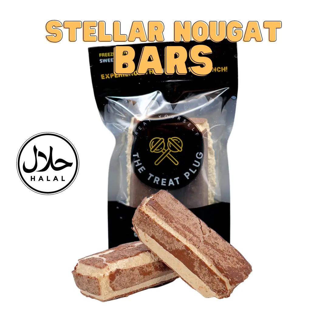 Freeze Dried Stellar Nougat Chocolate Bars -Crunchy chocolate Snack