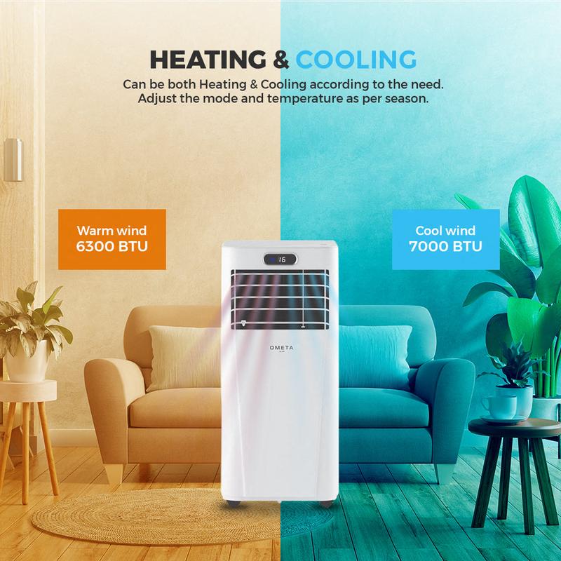 Ometa Air Conditioner AC Unit, 7000BTU 4