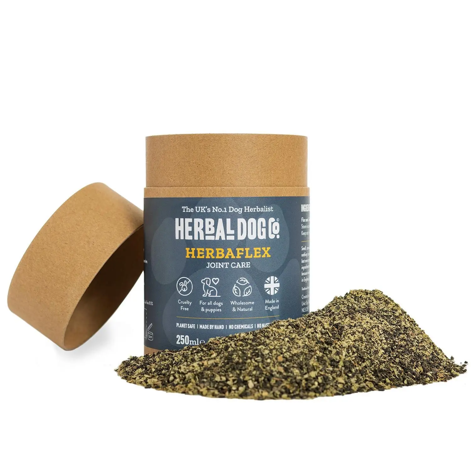 Herbaflex Dog Joint Care Food Supplement | Joint Supplements for Dogs & Puppies | Promotes Joint Health for Comfortable Walks | Herbal Dog Co | 250 ML | All-Natural, Made in UK pet