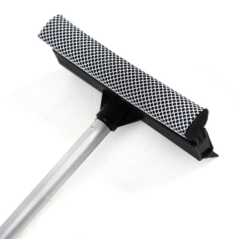 EXTENDABLE WINDOW CLEANER POLE BRUSH SPONGE SQUEEGEE LIGHTWEIGHT TELESCOPIC 4