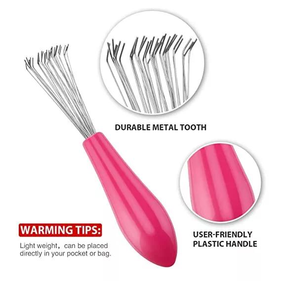 Product Introduction of Hair Brush Comb Cleaner Household Cleaning Embedded Plastic Mini Tool ALL COMBS 6