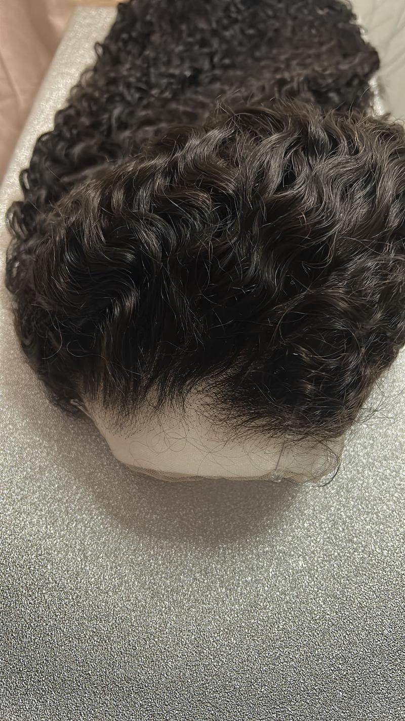 Product Introduction of 13x6 HD LACE 24 INCH LENGTH 100% Human Hair Lace Front Wig, Hand Tied, Natural Color, Bleach Knots, Curly Style, 180% Density, High Quality 7