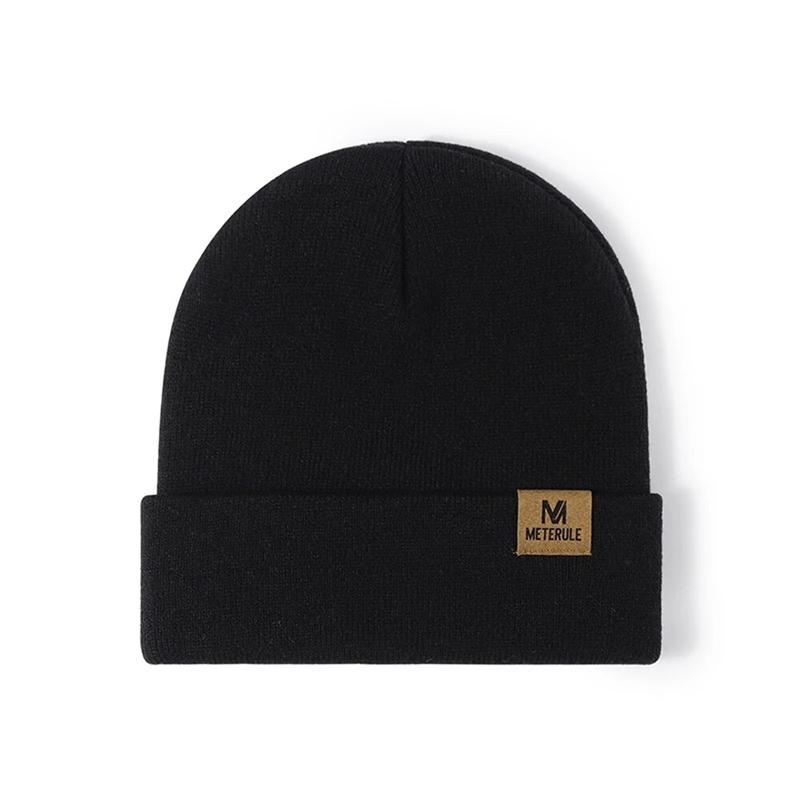 Riding Hat Knit Cuffed Beanie for Men Women Winter Warm Knitted Beanie Hats for Skiing Outdoor Camping Traveling Cycling Cap 6