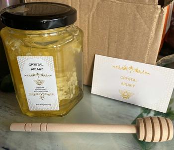 Product Review of Wooden Honey Dipper by Crystal Apiary Kitchen Utensils Smooth from n**7 0
