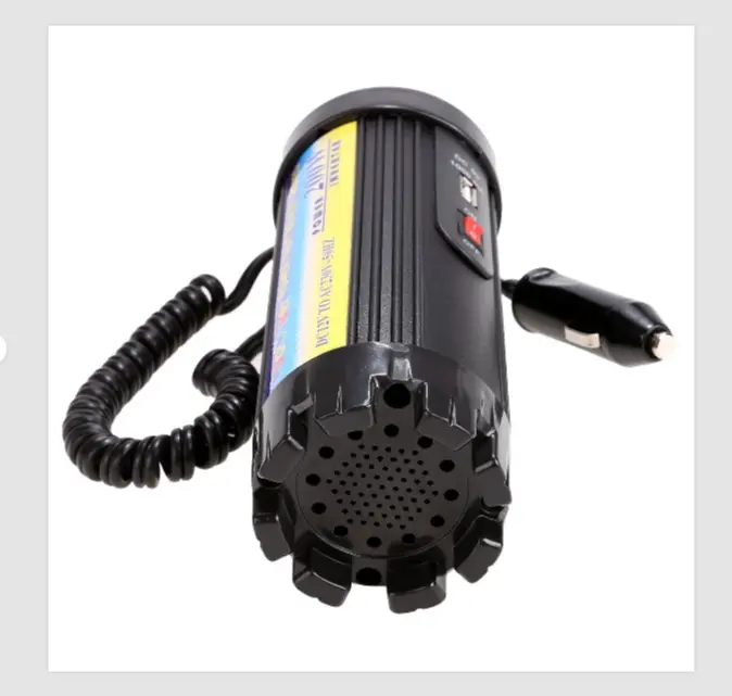 Power Heat Car Inverter 200W 12V-230V 4
