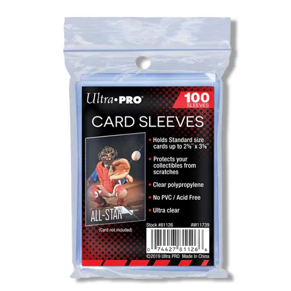 Ultra Pro - Standard Soft Sleeves Pack of 100