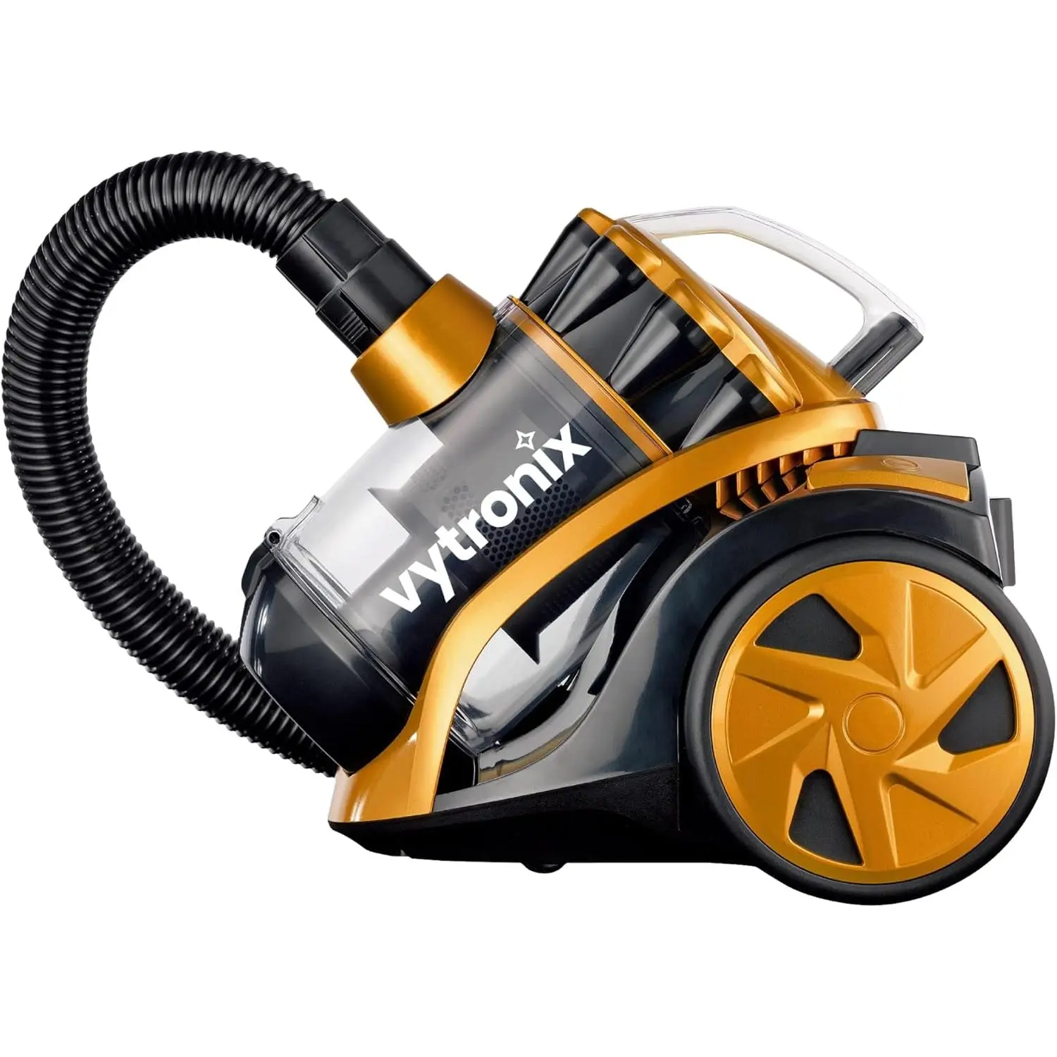 VTBC01 Bagless Cylinder Vacuum Cleaner, 800w High Power Motor, Compact and Lightweight, Cyclonic Vacuum and Carpet Cleaner with 4 stage HEPA Filter for removing Dust, Dirt and Allergens