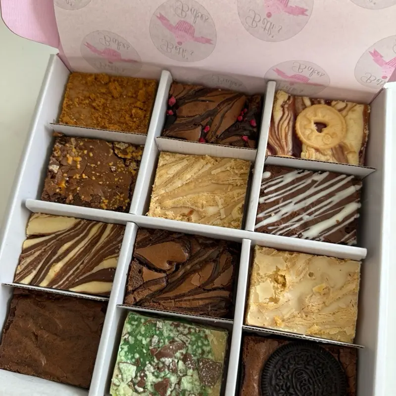 The Ultimate Brownie and Blondie Variety Box - 12 Flavours of Our Best Brownies and Blondies - Food, Cake, Dessert