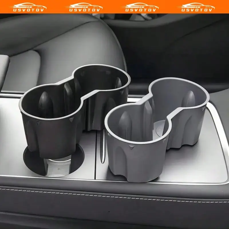 Cup Holder For Tesla Model Highland Center Console Storage Box Armrest Organiser Insert Phone Holder Accessories 1