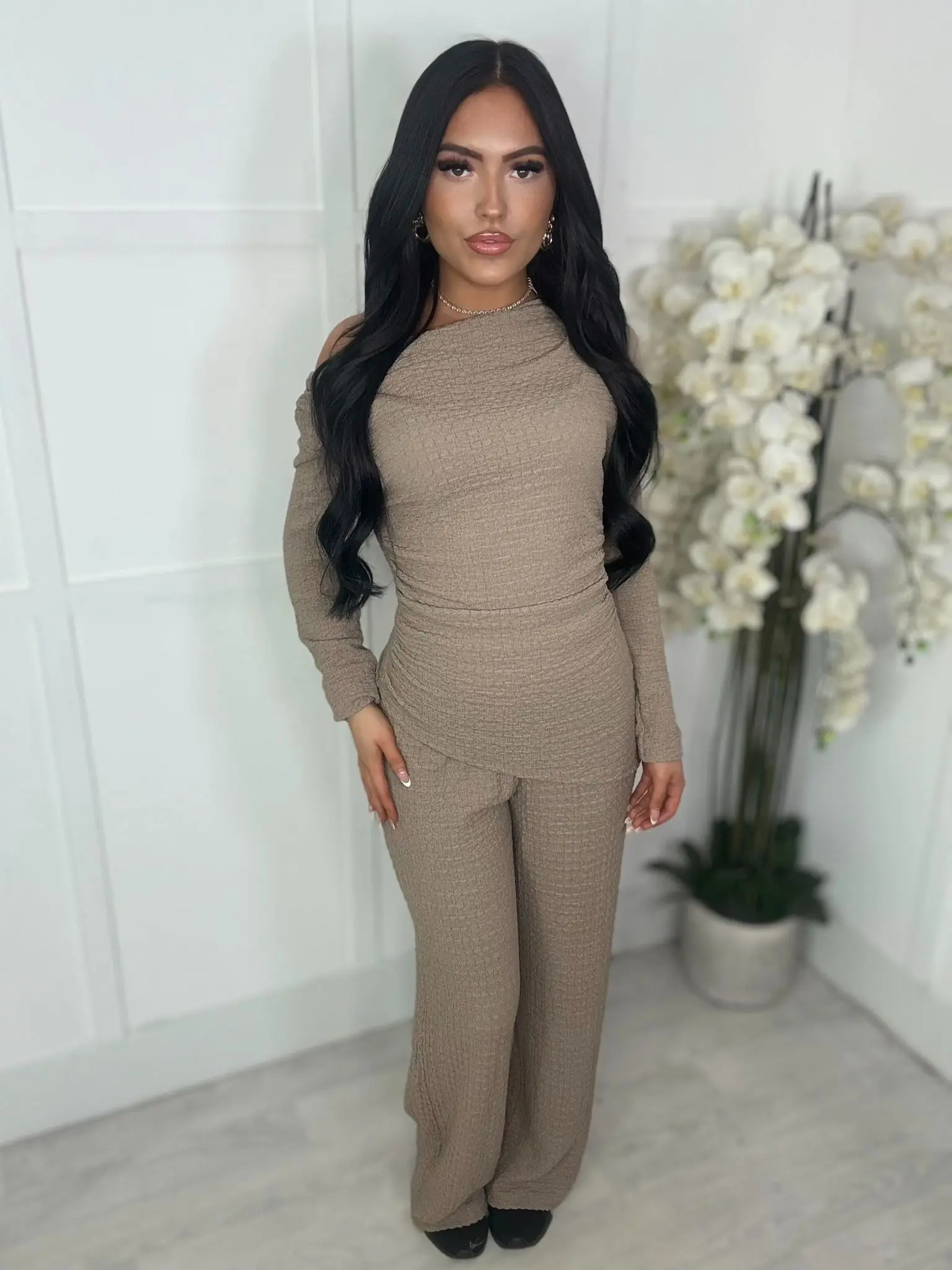 TILLY OFF SHOULDER WIDE LEG SET