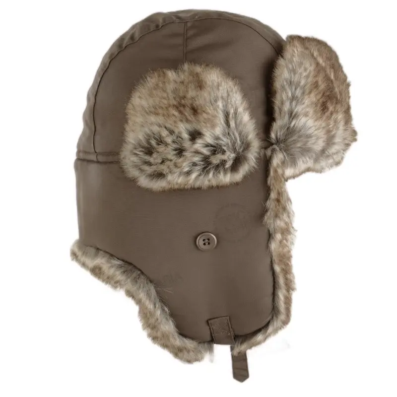 Winter Hats for Men and Women - Fashionable and Warm TASLAN USHANKA TRAPPER HAT - MID-BROWN 3