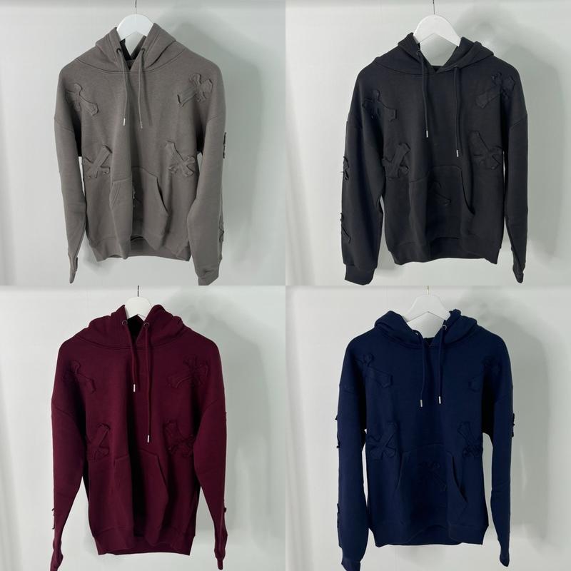 HOODIE CROSS Hoodie Fleece Lined Super Soft Comfy Jumper Top - H-1087 7