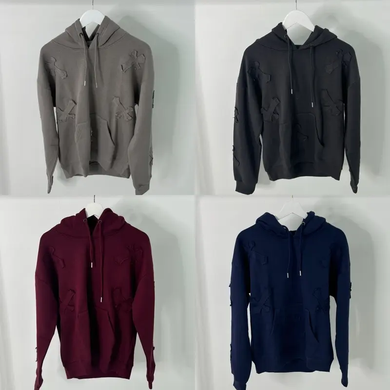 HOODIE CROSS Hoodie Fleece Lined Super Soft Comfy Jumper Top - H-1087 7