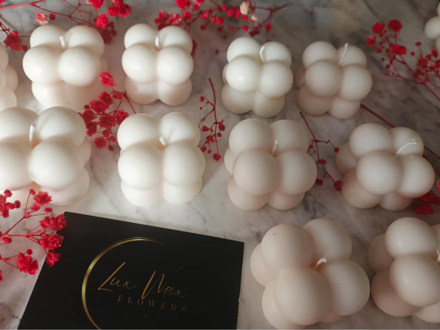 Bubble Candle - Scented Soy Premium Wax Candle Aroma Decor Gift