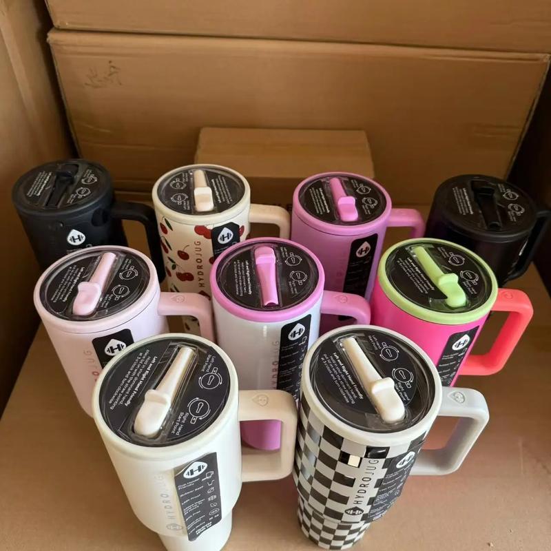 Product Introduction of HydroJug Tumbler 32OZ/40OZ Traveler Straw Lid Stainless Steel Vacuum Insulated Car Mug Double Wall Thermal Iced Travel 27