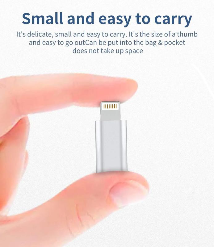 USB-C 3.1 Type C to iPhone 8 pin port Adapter Cable Converter Charger OTG - UK Charging Device Plug Smartphone 5