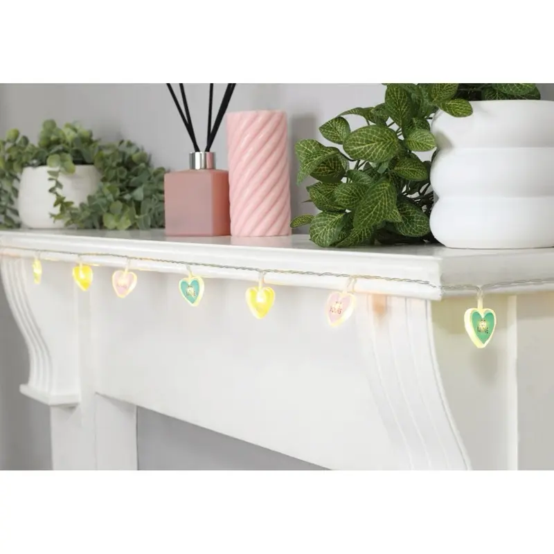 15 LED Love String Lights - Warm White for Home Decoration