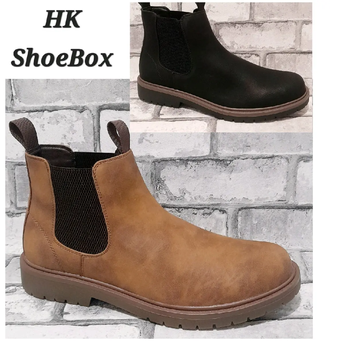 Smart Casual Mens Classic Chelsea Boots with Elasticated Side Gussets - Mens Footwear Shoes Boots