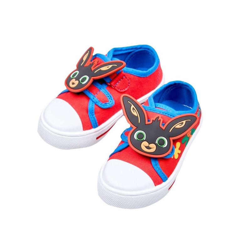Bing Boys Canvas Easy Close Pumps Low Top Trainers 6
