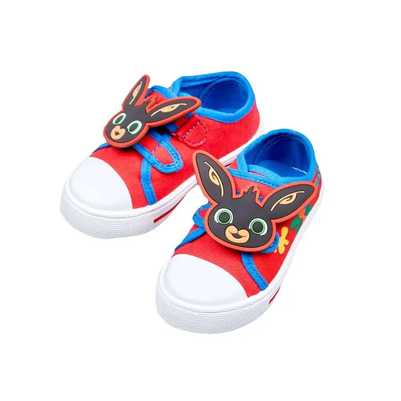 Bing Boys Canvas Easy Close Pumps Low Top Trainers 6