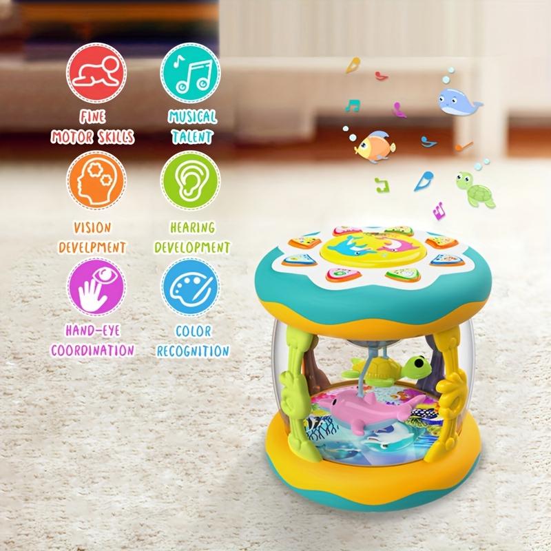 Product Introduction of 1PCS Baby Toys 6 to 12 Months Ocean Projector Light Up Musical for 12-18 Crawling Learning Tummy Time 1 2 3 Year Old Infant Girls Gifts Halloween Gift Christmas Gift(Random accessory color) 3