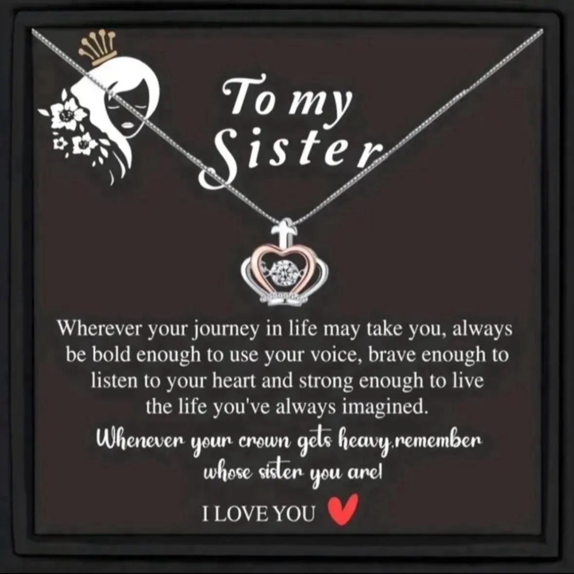 Boxed Sister Appreciation Necklace