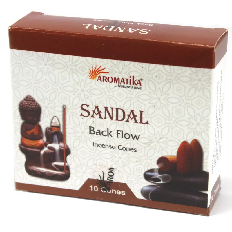 Aromatika Backflow Incense Cones (pack of 10) for Meditation, Aromatherapy & Reiki - Natural Herbs, Oils & Resins 7