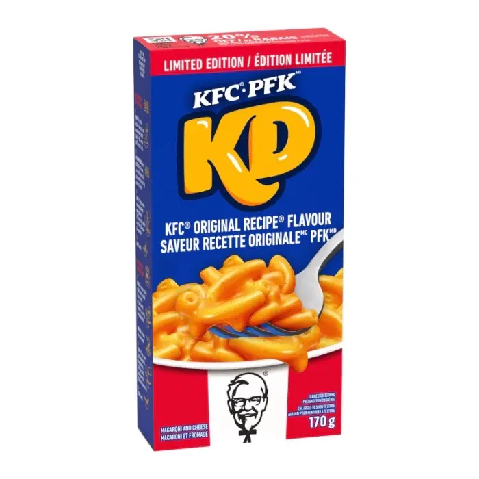 KFC Limited Edition Kraft Mac & Cheese Macaroni Cheese Dinner (170g)