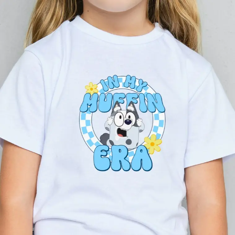 Bluey Muffin t-shirt, Bluey t-shirt, Bluey In my Muffin era T-shirt, Bluey Gifts, Gifts for girls, Gifts for boys, Muffin T-shirt