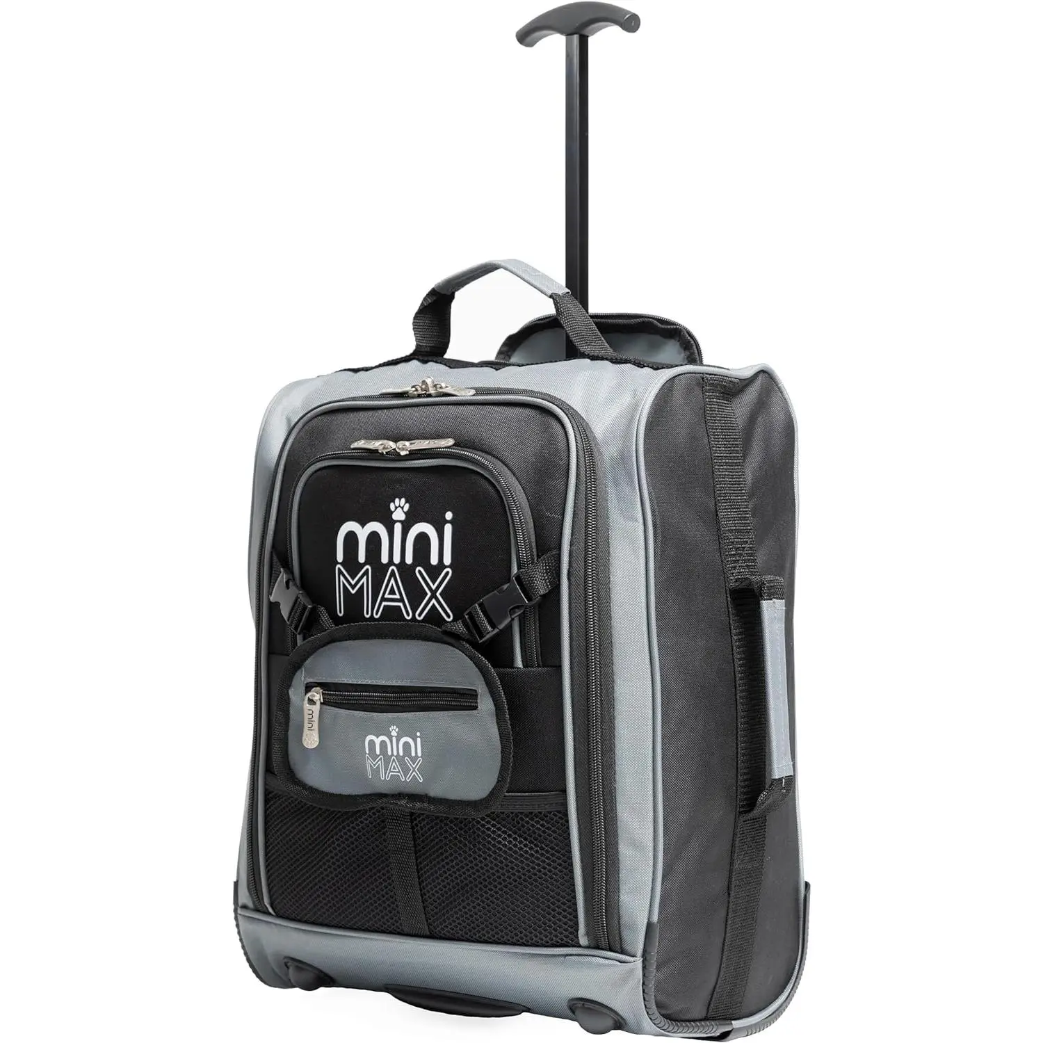 Aerolite MiniMAX (45x36x20cm) Easyjet Maximum Cabin Under Seat Carry On Suitcase with Backpack and Pouch, Latest 2024 Model, 2 Year Warranty