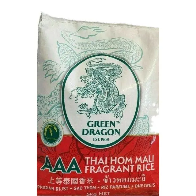 AAA Thai Hom Mali Fragrant Rice - Flavorful Rice for Cooking - Authentic Thai Jasmine Rice  - Naturally Aromatic  - Soft & Fluffy Texture 1