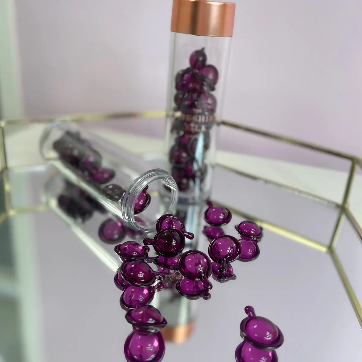 Leave in hair repairing oil capsules
