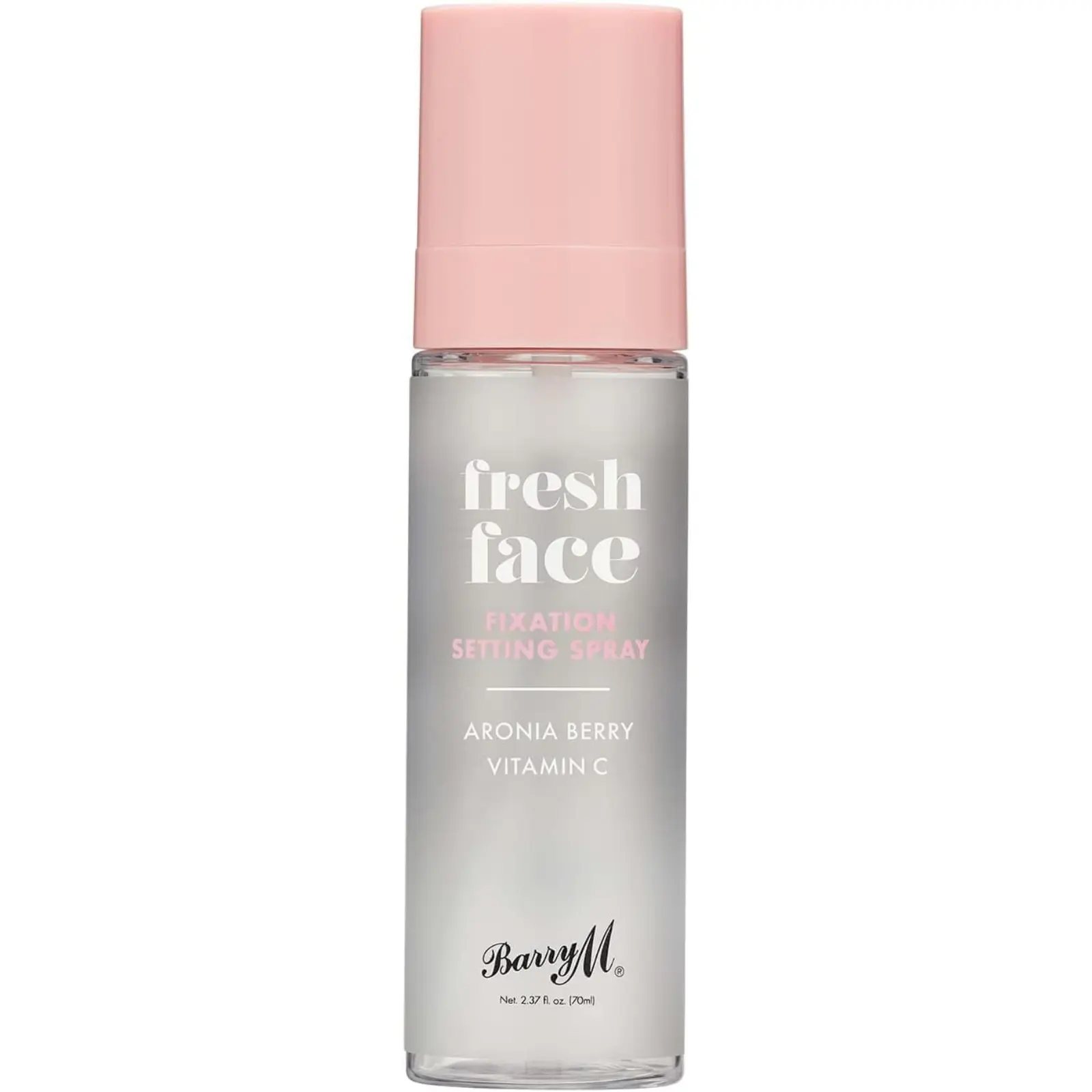 Fresh Face Fixation Makeup Setting Spray, Long-lasting, Infused With Aronia Berry and Vitamin C Clear Flawless Cosmetic