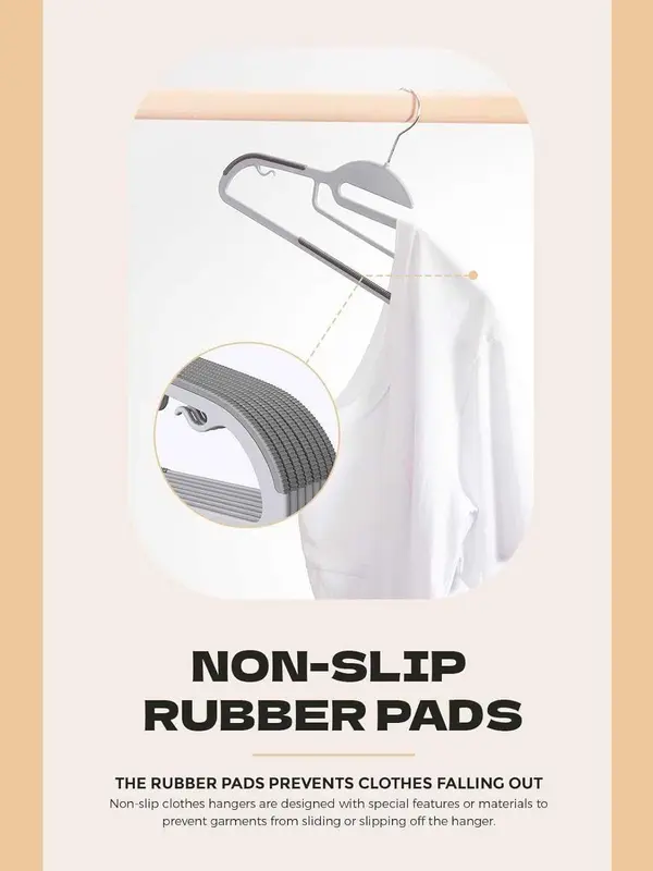 Non-Slip Heavy Duty White Plastic Coat Hangers Adult Size,50,80,100 pak hanger 6