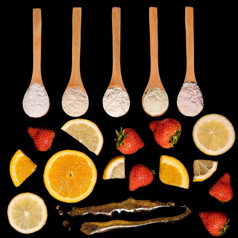 Collection of 5 Flavoured Sugars Dusting & Icing | Box of 5x 15g Sachets 5