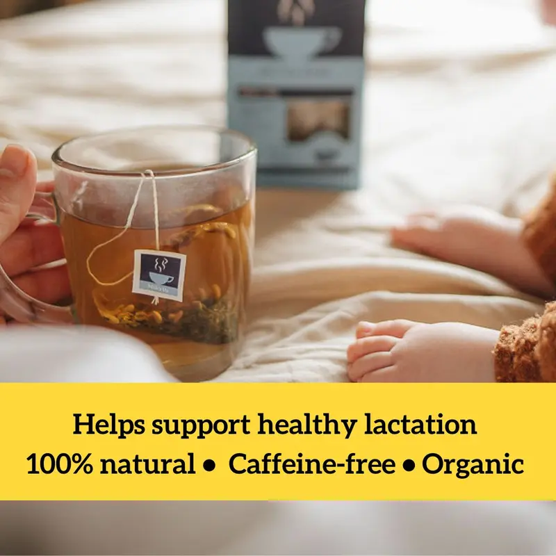 HotTea Mama | New Mama Gift Set | Organic Herbal Tea | Natural Support For Breastfeeding, Sleep & Tiredness | 42 Whole Leaf Tea Bags | Makes 84 Cups Of Tea | Sleepy Tea | Lactation Support | Beverage 1