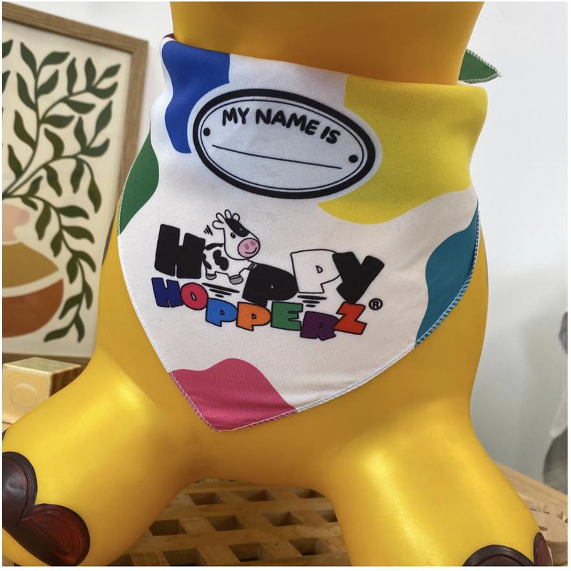 Happy Hopperz Personalise Me Happy Hopperz Bandana - Add a fun, personal touch by letting your child name their new Happy Hopper best friend! 3