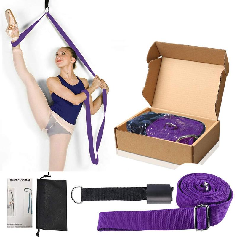 Product Introduction of Leg Stretcher, Door Flexibility & Stretching Leg Strap - Great for Ballet Cheer Dance Gymnastics or Any Sport Leg Stretcher Door Flexibility Trainer Premium Stretching Equipment 4